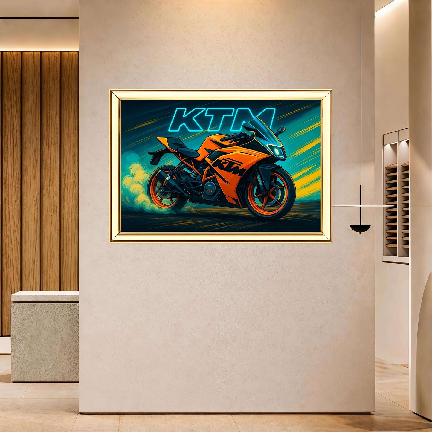 KTM Digital Painting | Ideal for Gifting | Size 14x20 Inch