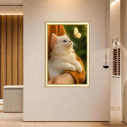 Cat Digital Painting | Ideal for Gifting | Size 14x20 Inch