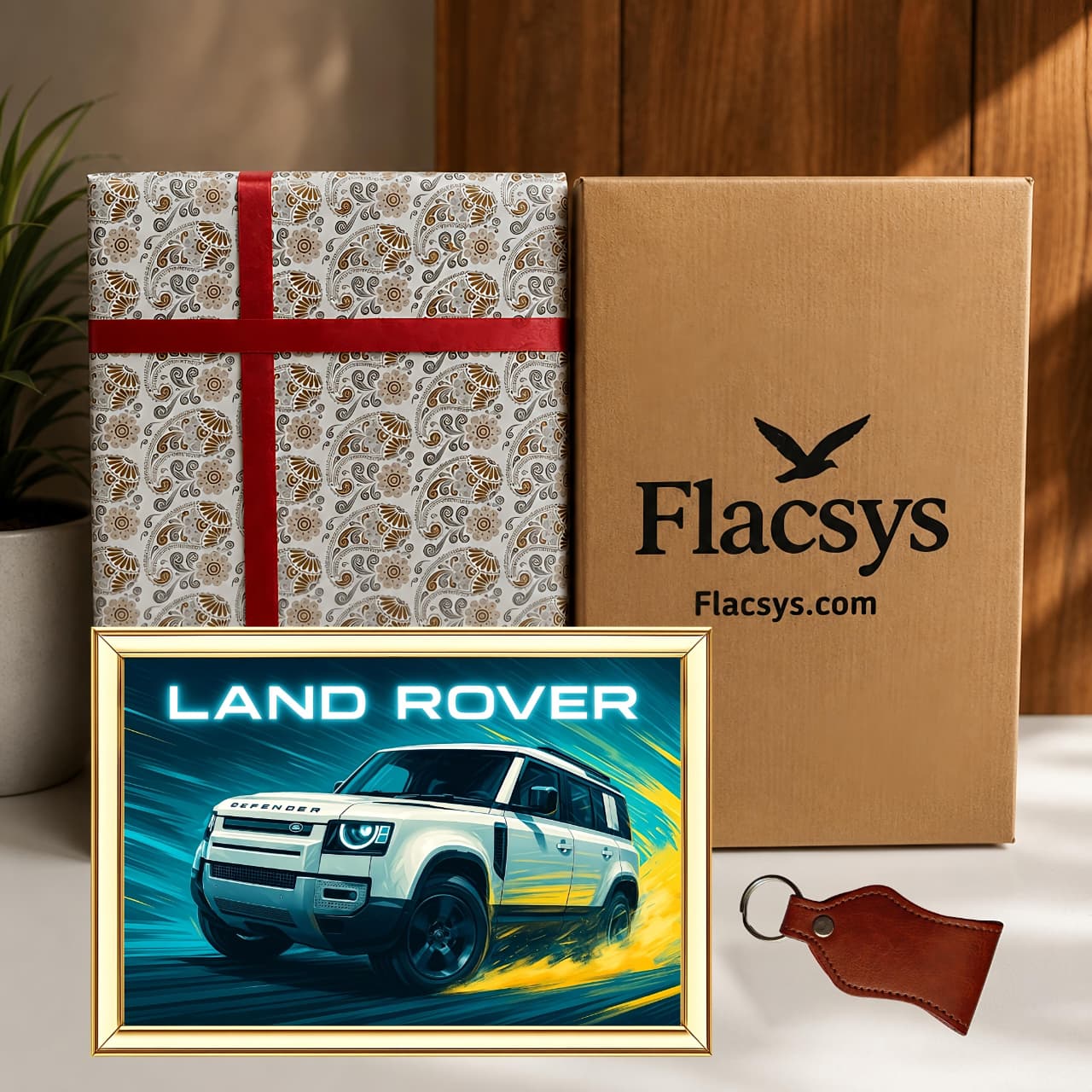 Land Rover Digital Painting | Ideal for Gifting | Size 14x20 Inch
