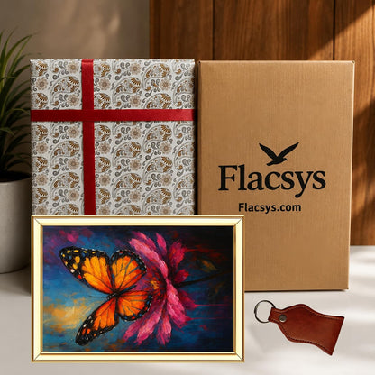 Butterfly Digital Painting | Ideal for Gifting | Size 14x20 Inch