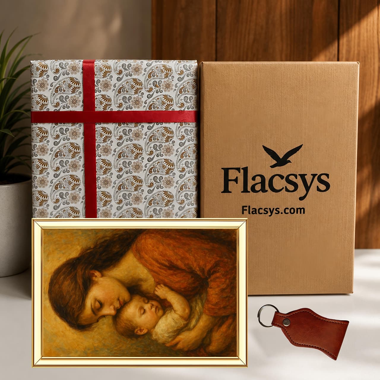 Motherhood Digital Painting | Ideal for Gifting | Size 14x20 Inch